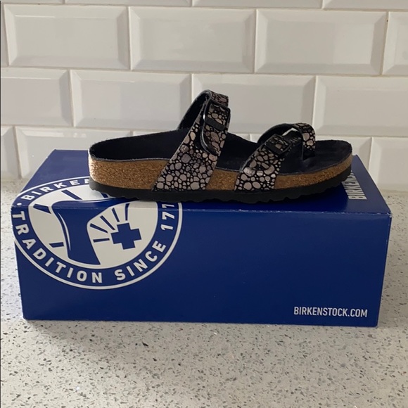 Birkenstock Shoes - Birkenstock Mayari metallic stones size 35